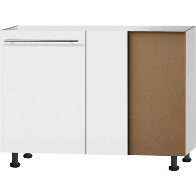 Abbildung von OPTIFIT Eckunterschrank »Bern« 100 cm breit, mit 1 Tür höhenverstellbaren Füßen, Metallgriff