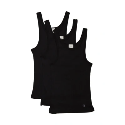 Abbildung von Calvin Klein Underwear Scoop NECK 3 PACK Unterhemd/shirt, Damen, Größe: XS, Black