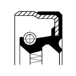 Abbildung von CORTECO 01016879B Wellendichtring, Schaltgetriebe Antriebsachse