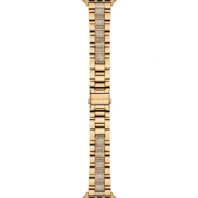 Abbildung von Michael Kors Apple Straps Uhren Zubehör goldcoloured, Damen, Größe: One Size, Gold coloured