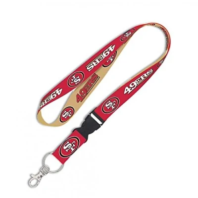 Abbildung von Wincraft NFL Schlüsselband Lanyard 2,50 cm breit San Francisco 49ers