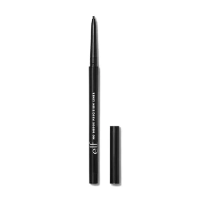 Abbildung von e.l.f. No Budge Precision Eyeliner, Langanhaltender, Cremiger Eyeliner Mit Ultrafeiner Spitze Für Präzises Auftragen, Vegan &amp; Tierversuchsfrei, Black, 0,05 g