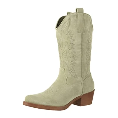 Abbildung von Elara Plateaustiefelette, Damen, Größe: 39, Grün Schuhe