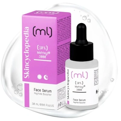 Abbildung von Skincyclopedia Peptide Serum mit 10% Matrixyl 3000, Anti Aging Gesichtsserum, hochwirksame Gesichtspflege, mindert Falten, 30ml