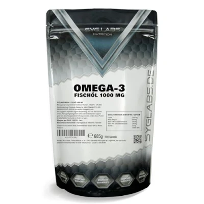Abbildung von Syglabs Nutrition Omega 3 1000mg 500 Kapseln