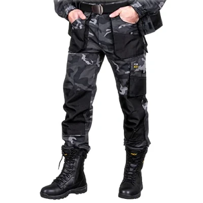 Abbildung von REIS Men&#039;s FORECO T_Mob Work Utility Pants, Tarnfarbe Schwarz, 62