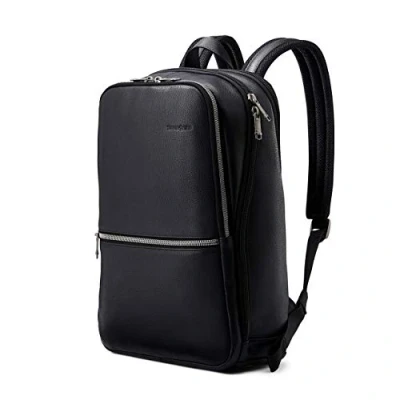 Abbildung von Samsonite Klassischer schlanker Leder Rucksack