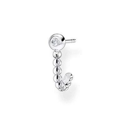 Abbildung von Thomas Sabo Einzel Ohrstecker Kugeln Silber 925 Sterling H2160 051 14