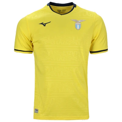 Abbildung von Mizuno Lazio ROM AWAY Tshirt print, Herren, Größe: XL, Tuscan yellow