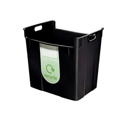 Abbildung von Leitz Wertstoffsammelbehälter 40 Liter, Schwarz, 52090095