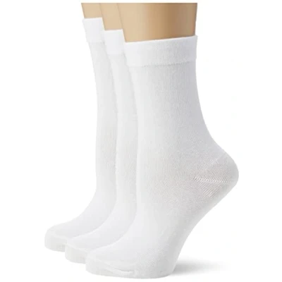 Abbildung von Nur Die Damen Gummi 3er Socken, Blickdicht, Weiß (weiß 920), 39/42,Strick