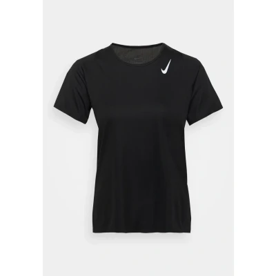 Abbildung von Nike Dri Fit Race Top Laufshirt Damen Schwarz, Grau, Größe S