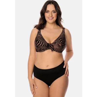 Abbildung von Vivisence Bikinitop, Damen, Größe: 75F, Brown/black