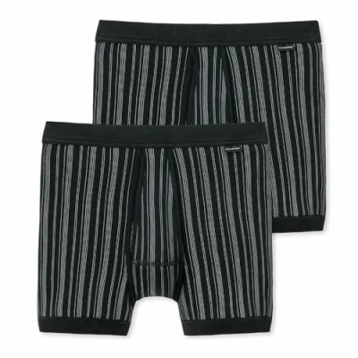 Abbildung von Schiesser Herren 2 Pack Unterhose Mit Bein Und Eingriff Classic Slip, Schwarz_172695, XXL EU