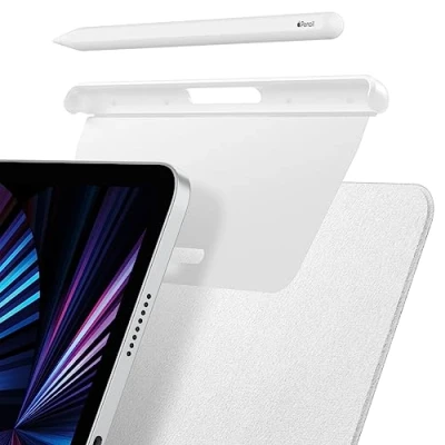 Abbildung von Spigen DA20 Apple Pencil Stifthalter für Pro und 2. Generation Kompatibel mit iPad 11&quot;/ 13&quot;, Air 11&quot; /13&quot; Anderen Serien Weiß