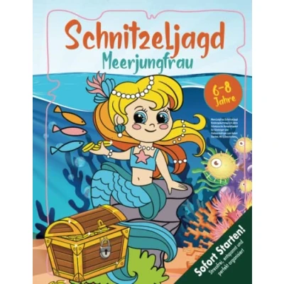 Abbildung von Meerjungfrau Schnitzeljagd Kindergeburtstag 6 8 Jahre: Schatzsuche Komplettpaket für Einsteiger und Vielbeschäftigte zum Sofort Starten. Mit 2 Geschichten. (Bravo Schatzsuche)