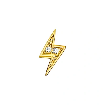Abbildung von Thomas Sabo Einzel Ohrstecker Blitz vergoldetes Silber H2217 414 14