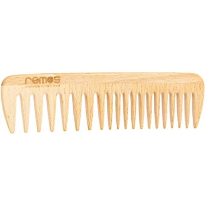 Abbildung von REMOS Haarkamm aus heimischem Buchenholz 18cm grob/mittlere Zahnung
