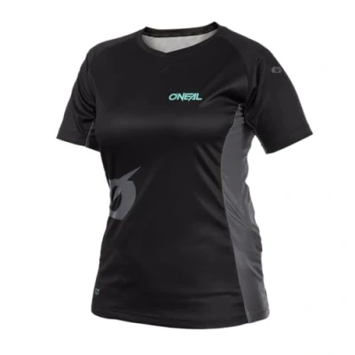 Abbildung von O&#039;NEAL Mountainbike Trikot MTB DH Downhill FR Freeride Atmungsaktives Material, Weiblicher Schnitt Soul Women&#039;s Jersey Damen Schwarz Größe S
