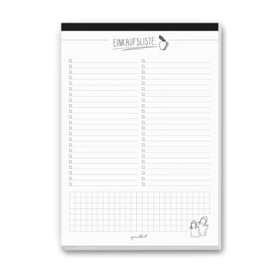 Abbildung von younikat Einkaufsliste Notizblock I DIN A4 50 Blatt Einkaufsblöcke mit Vordruck für die Küche Handtasche Auto Organizer aus Papier zum Abreißen dv_910