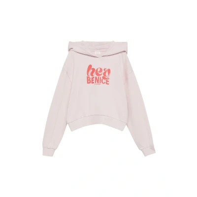 Abbildung von s.Oliver MIT Front Kapuzenpullover für Kinder, Größe: 158/164, Perlmuttrosa