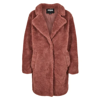 Abbildung von Urban Classics Curvy Wintermantel, Damen, Größe: Medium, Burgundy
