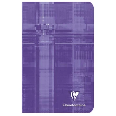 Abbildung von Clairefontaine 3601C Packung mit 10 Heften 11x17cm, französische Lineatur, 90g, geheftet, 48 Blatt, farbig sortiert, 1 Pack