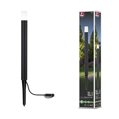 Abbildung von Paulmann 94537 Plug &amp; Shine LED Außenleuchte Pollerleuchte Flarea IP65 600mm Warmweiß incl. 1x3,6 Watt dimmbar Schwarz Metall 3000 K