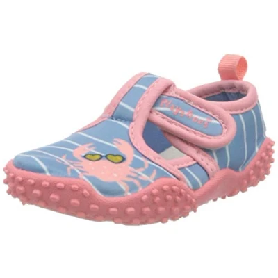 Abbildung von Playshoes Unisex Kinder Aquaschuhe Laufschuh, Blau Pink Krebs, 26/27 EU