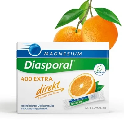 Abbildung von Magnesium Diasporal 400 EXTRA direkt: Das Direktgranulat der KLASSE mit mg pro Stick, 50 Sticks