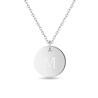 Abbildung von GD GOOD.designs Initialen Halskette Frauen Mädchen mit Gravur M Maike Mara Maren Marie Mariella Melanie Melina Melissa Miriam Mona Manuel Marcel Marco Mario Marius Markus Martin Maximilian Moritz