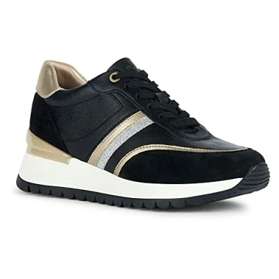 Abbildung von Geox Damen D Desya Sneaker, Black C, 41 EU