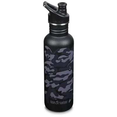 Abbildung von Klean Kanteen Unisex Erwachsene 1008927 Flasche, Black Camo, One Size