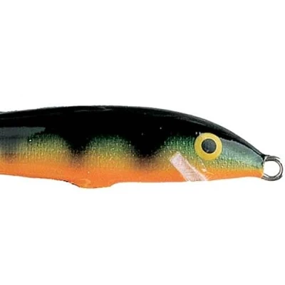 Abbildung von Rapala Jointed Angelköder Angelzubehör aus Balsaholz Süßwasser Spinnköder Lauftiefe 1.2 4.2m Fischköder 13cm, 18g Hergestellt in Estland Legendary Perch