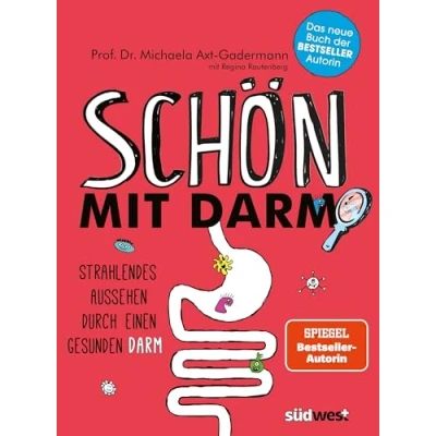 Abbildung von Schön mit Darm: Strahlendes Aussehen durch einen gesunden Darm Schöne gesunde Haut, glänzendes Haar und eine schlanke Figur der richtigen Ernährung Darmflora