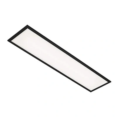 Abbildung von BRILONER LED Panel, Deckenleuchte, Deckenlampe 22 Watt, 2.300 Lumen, 4.000 Kelvin, Weiß Schwarz, 1.000x250x60mm (LxBxH), 7067 015