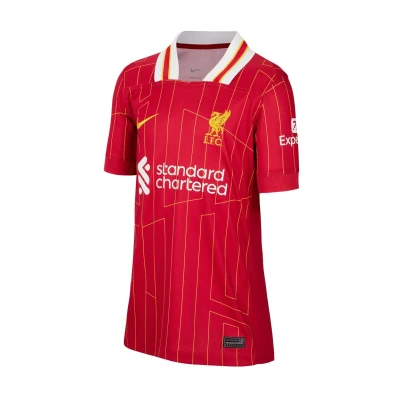 Abbildung von Nike Performance Replicas National FC Liverpool HOME FußballTrikot für Kinder, Größe: 128 140, Rotweiss