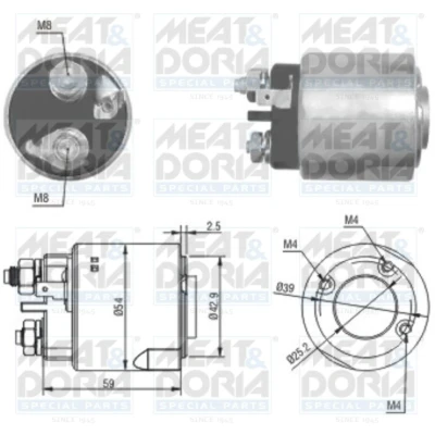 Abbildung von Magnetschalter, Starter MEAT &amp; DORIA 46160