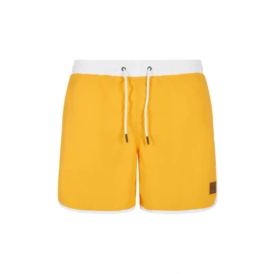 Abbildung von Urban Classics Retro Badeshorts, Herren, Größe: Small, White magicmango