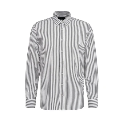 Abbildung von bugatti Stripes Hemd, Herren, Größe: 3XL, Marine