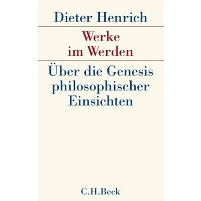 Abbildung von Werke im Werden: Über die Genesis philosophischer Einsichten