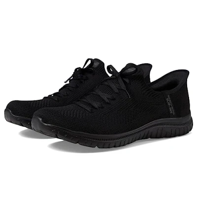 Abbildung von Skechers Damen Virtue Divinity Sneaker, Schwarz/Schwarz = BBK, 36.5 EU