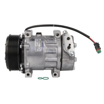 Abbildung von NRF EASY FIT 32120 Kompressor SD7H15 24 PAG 100 mit Kompressoröl, Dichtring