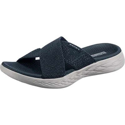 Abbildung von Skechers Damen On the go 600 Glistening Sandale, Navy Textile, 37 EU