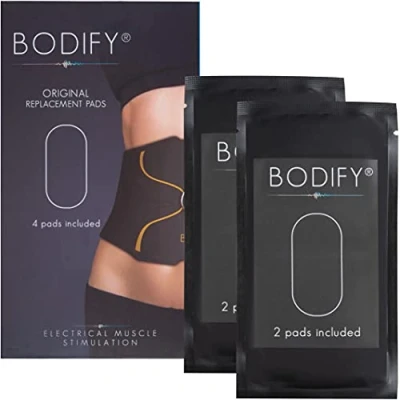 Abbildung von Bodify Original Ersatz Pads 2er Set (Ohne Controller) für EMS Bauchtrainer Pro Bauchmuskeltrainer Männer und Frauen