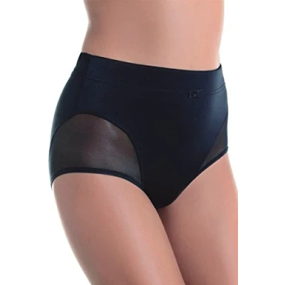 Abbildung von Sassa Damen Miederslip 00594, Einfarbig, Gr. 44 (Herstellergröße: 85), Schwarz (Schwarz 00500)