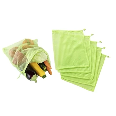 Abbildung von WENKO Maximex Mehrweg Beutel, 5er Set, lebensmittelechte Einkaufsnetze aus 100% Polyester, 30 x 35 cm
