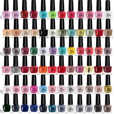 Abbildung von 72 Trendige Farben Hochwertiges Klassisches Nagellack Set, je 5 ml Matt, Schimmernd und Glänzend Langanhaltende Schnell Trocknende Formel für Nagelliebhaber (Set A+B+C, Colours)