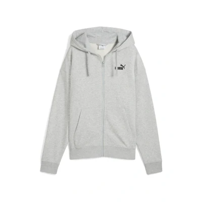 Abbildung von Puma ESS Small NO. LOGO Comfort MIT Durchgehendem Reissverschluss Sweatjacke, Damen, Größe: Medium, Light gray heather