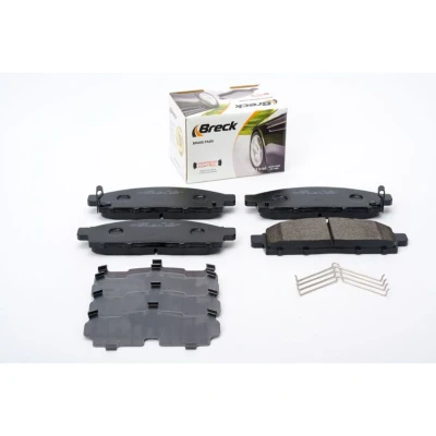 Abbildung von BRECK 25087 00 701 Bremsbelagsatz mit akustischer Verschleißwarnung Anti Quietsch Blech Zubehör MITSUBISHI: L200 / Triton V Pickup